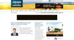Desktop Screenshot of graincentral.com